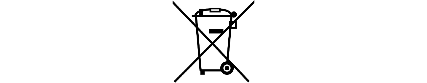 Entsorgen Sie Batterien niemals als Hausmüll, sondern bringen Sie sie zu einer ausgewiesenen Sammelstelle Symbol einer durchgestrichenen Mülltonne – Batterien nicht im Hausmüll entsorgen, sondern zu einer Sammelstelle bringen.
